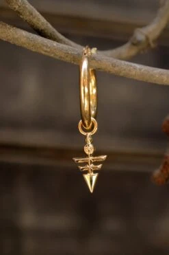 Yu-Gi-Oh!™ Micro Emperor Key Earring - 14KT 7 Yu-Gi-Oh!™ Micro Emperor Key Earring - 14KT -Displaygeek Shop emperorskey