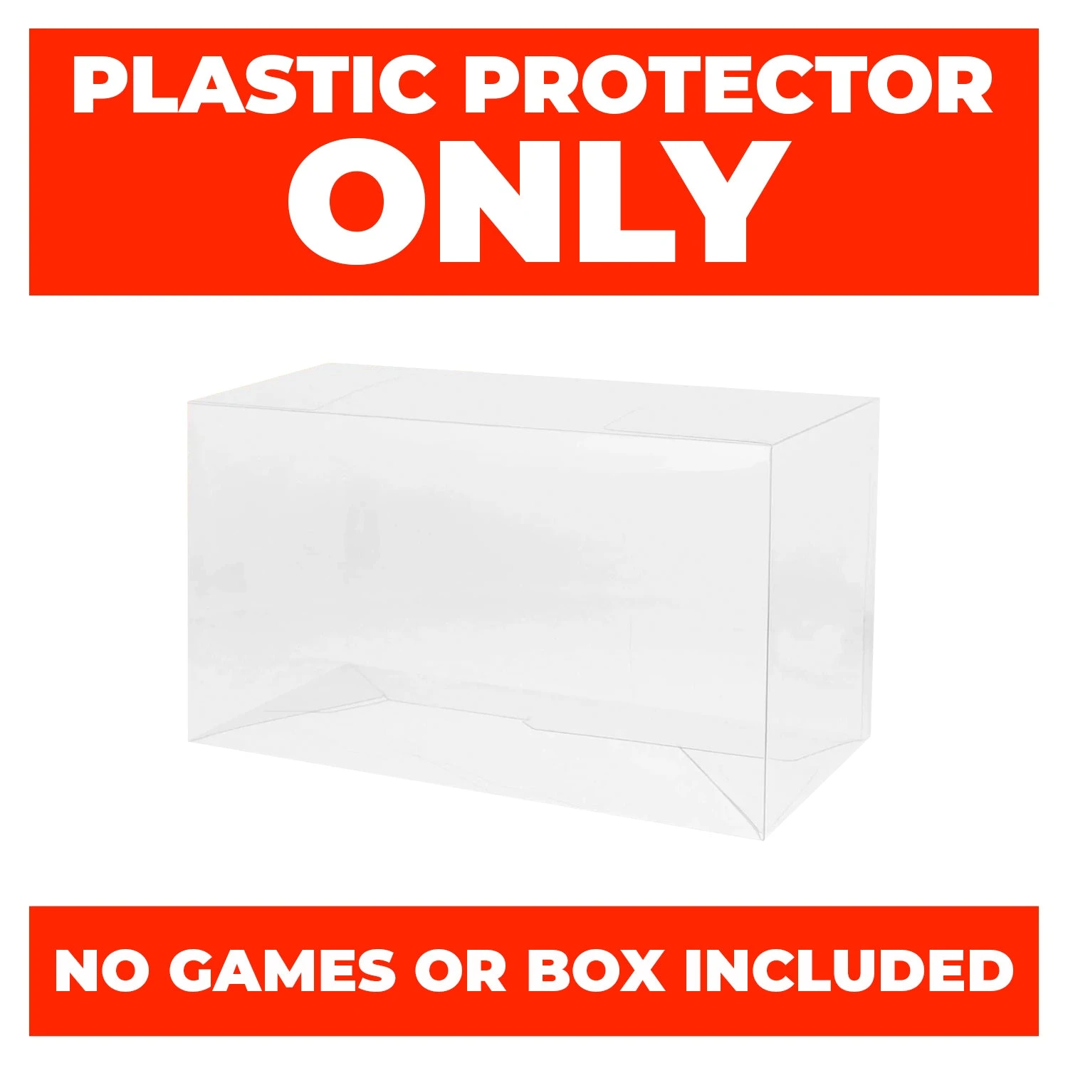 Plastic Protector For DVD, GAME CUBE, Wii, Wii U, XBOX, XBOX 360, PS2 Video Game Box (0.50mm Thick, UV & Scratch Resistant) 7.375h X 4.625w X 0.5d 3 Plastic Protector For DVD, GAME CUBE, Wii, Wii U, XBOX, XBOX 360, PS2 Video Game Box (0.50mm Thick, UV & Scratch Resistant) 7.375h X 4.625w X 0.5d - Image 3
