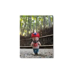 Sully Visits Arashiyama Bamboo Forest Japan - 11 X 14 Metal Print By Nomading Nerds 5 Sully Visits Arashiyama Bamboo Forest Japan - 11 X 14 Metal Print By Nomading Nerds -Displaygeek Shop glossy metal print in white 11x14 front 655d3bfb56bd8