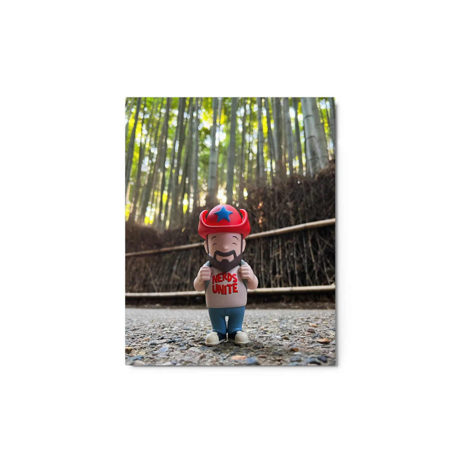 Sully Visits Arashiyama Bamboo Forest Japan - 11 X 14 Metal Print By Nomading Nerds 3 Sully Visits Arashiyama Bamboo Forest Japan - 11 X 14 Metal Print By Nomading Nerds - Image 3