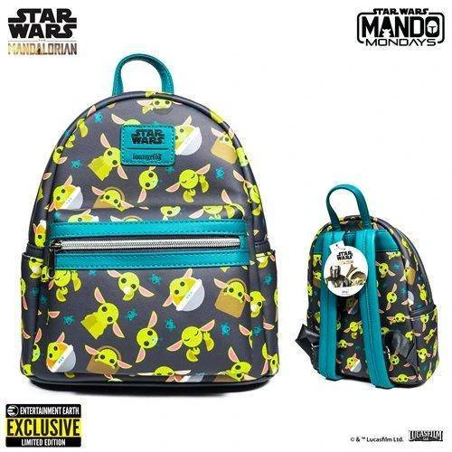 Loungefly Star Wars The Mandalorian The Child Mini-Backpack - Entertainment Earth Exclusive 8 Loungefly Star Wars The Mandalorian The Child Mini-Backpack - Entertainment Earth Exclusive - Image 8