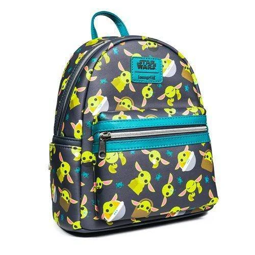 Loungefly Star Wars The Mandalorian The Child Mini-Backpack - Entertainment Earth Exclusive 2 Loungefly Star Wars The Mandalorian The Child Mini-Backpack - Entertainment Earth Exclusive - Image 2