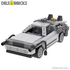 Delorean (Back To The Future) - Custom Building Blocks Mini Figures Compatible With LEGO