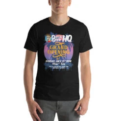 2018 Display Geek HQ Grand Opening - Short-Sleeve Unisex T-Shirt -Displaygeek Shop mockup b44a815b