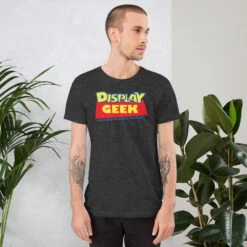2021 Doll Tale Display Geek - Short-Sleeve Unisex T-Shirt -Displaygeek Shop unisex staple t shirt dark grey heather front 6187414e77824