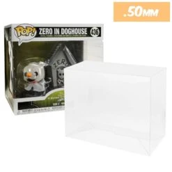 ZERO IN DOGHOUSE Pop Protectors For Funko (0.50mm Thick) 8h X 8.75w X 6.75d